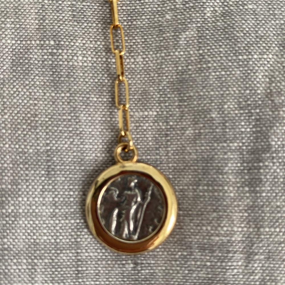 Sphera Milano Coin Necklace sterling new